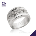 Fashion mirco pave setting cz silver jewelry